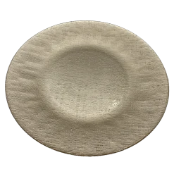 Linen - Glass Charger Plate in Champagne (Item # 0236)