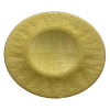 Linen - Glass Charger Plate in Gold (Item # 0236)