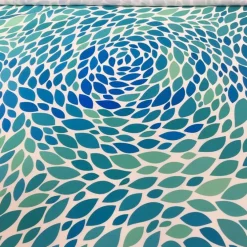 Locus Leaf (Poly Print) Table Napkin in Blue