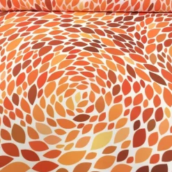 Locus Leaf (Poly Print) Table Napkin in Orange