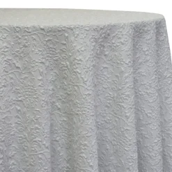 Lucia Jacquard Table Linen in White