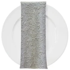 Lucia Jacquard Table Napkin in Ivory