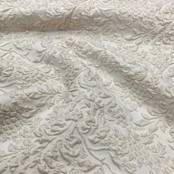 Lucia Jacquard Table Runner in Ivory