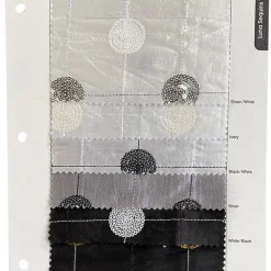 Luna Sequins Taffeta Table Linen in Ivory