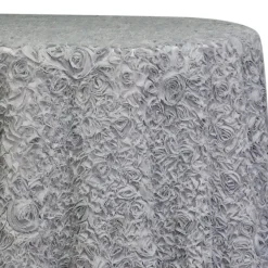 Lush Chiffon Table Linen in Silver