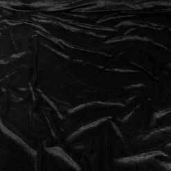 Lush Velvet Table Linen in Black