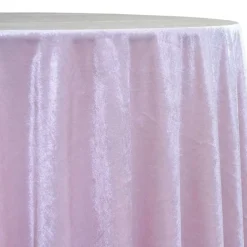 Lush Velvet Table Linen in Blush