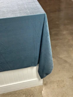 Lush Velvet Table Linen in Copen Perry
