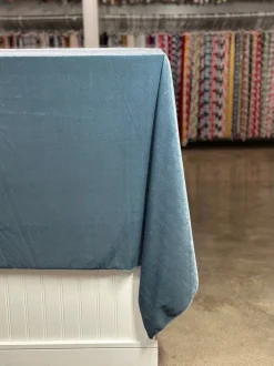 Lush Velvet Table Linen in Copen Perry