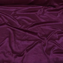 Lush Velvet Table Linen in Eggplant