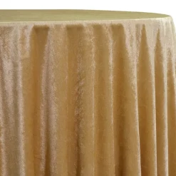 Lush Velvet Table Linen in Gold