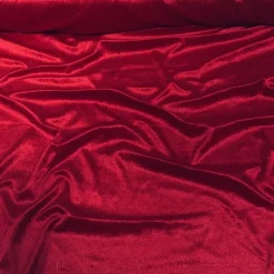 Lush Velvet Table Linen in Wine