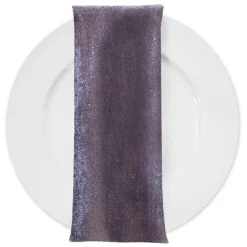 Lush Velvet Table Napkin in Heather