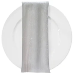 Lush Velvet Table Napkin in Ivory