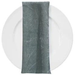 Lush Velvet Table Napkin in Seafoam