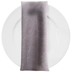 Luxury Plush Velvet Napkin in Heather