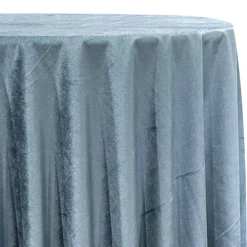 Luxury Plush Velvet Table Linen in Copen Perry