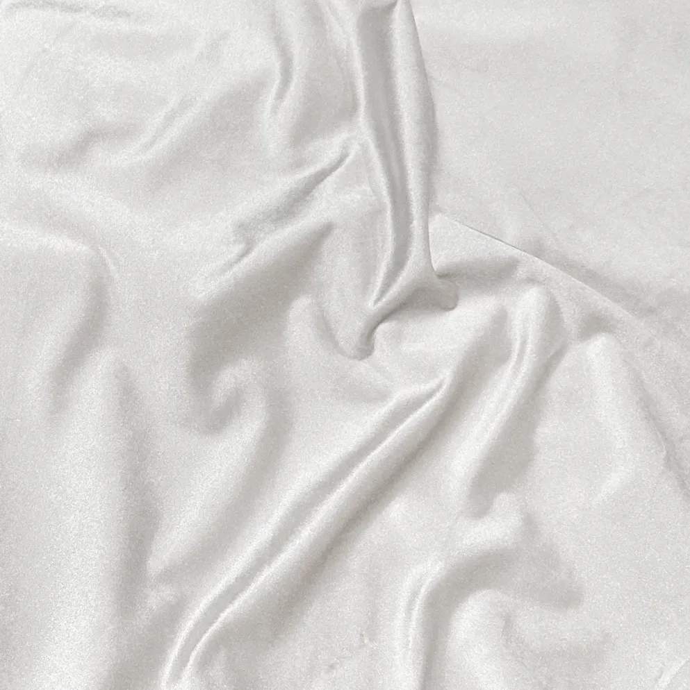 Luxury Plush Velvet Table Runner in White