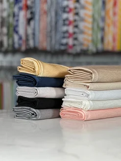 Luxury Satin Table Linen in Blush