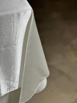 Luxury Satin Table Linen in Ivory