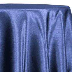 Luxury Satin Table Linen in Navy