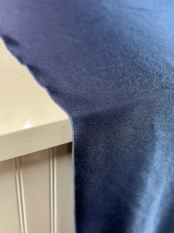 Luxury Satin Table Linen in Navy