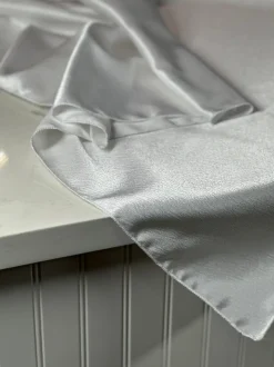 Luxury Satin Table Linen in White