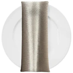 Luxury Satin Table Napkin in Greystone