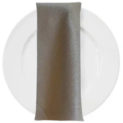 Luxury Satin Table Napkin in Taupe