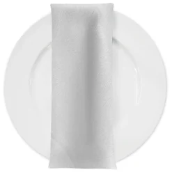 Luxury Satin Table Napkin in White