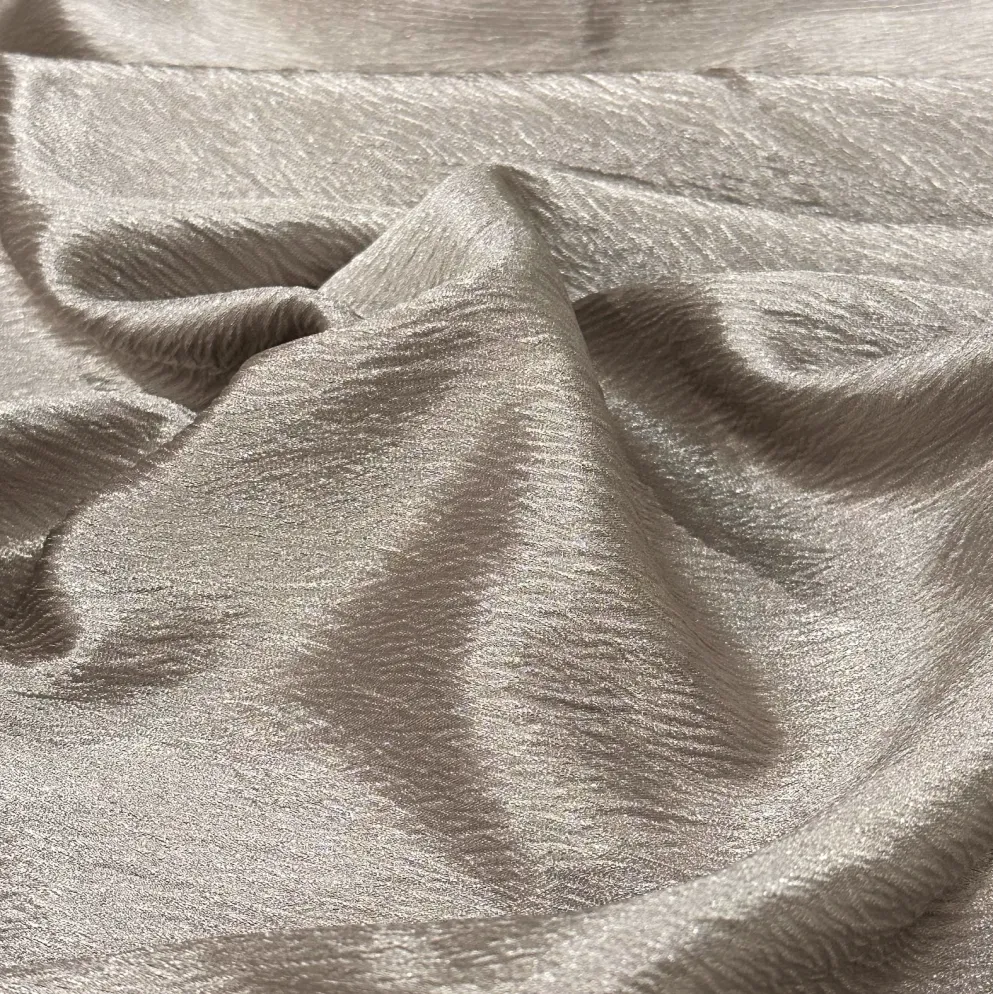 Luxury Satin Table Runner in Greystone