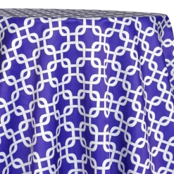 Lynx Print (Lamour) Table Linen in Purple