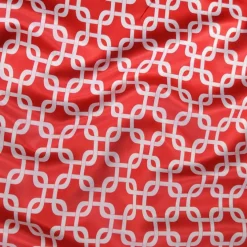 Lynx Print (Lamour) Table Linen in Red