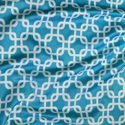 Lynx Print (Lamour) Table Linen in Jade