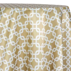 Lynx Print (Lamour) Table Linen in Khaki