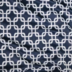 Lynx Print (Lamour) Table Linen in Navy
