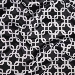 Lynx Print (Lamour) Table Linen in Black