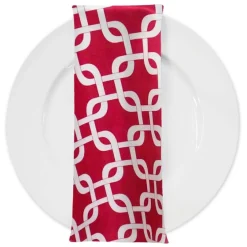 Lynx Print (Lamour) Table Napkin in Fuchsia
