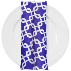 Lynx Print (Lamour) Table Napkin in Purple