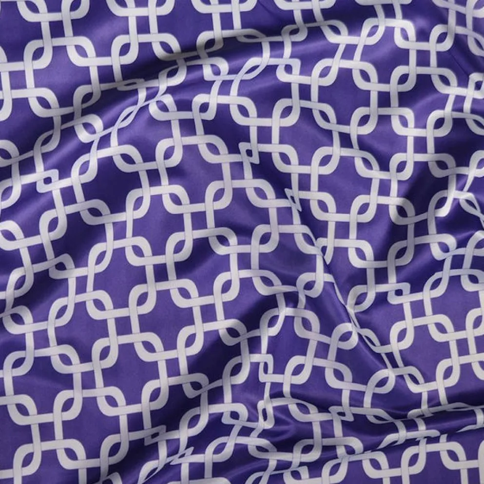 Lynx Print (Lamour) Table Runner in Purple