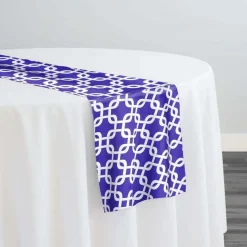 Lynx Print (Lamour) Table Runner in Purple