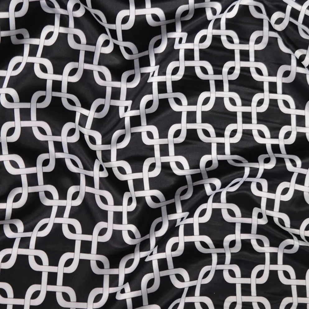 Lynx Print (Lamour) Table Runner in Black
