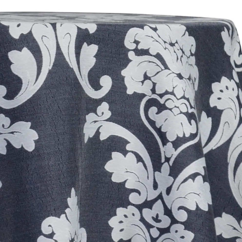 Madison Jacquard (Reversible) Table Linen in Navy