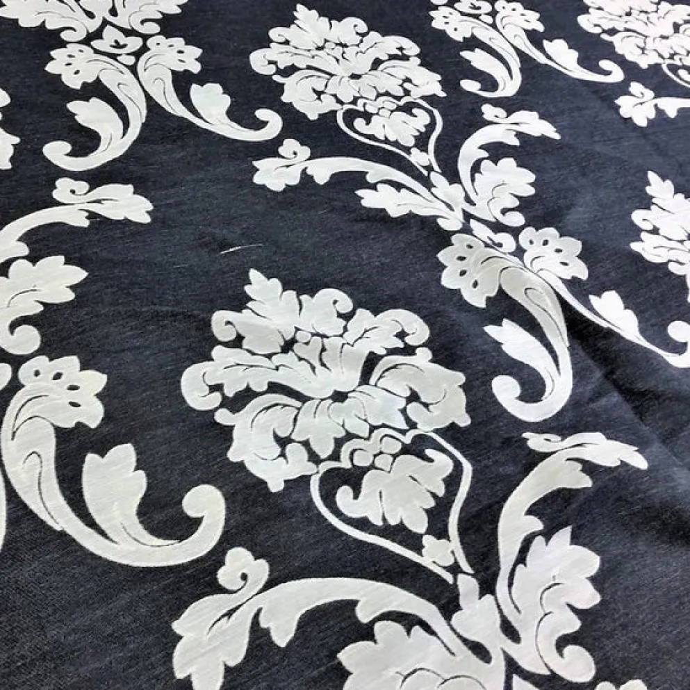 Madison Jacquard (Reversible) Table Linen in Navy