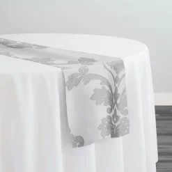 Madison Jacquard (Reversible) Table Runner in Silver
