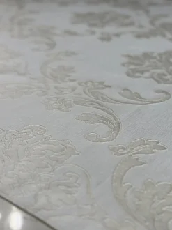 Madison Jacquard (Reversible) Table Linen in Champagne