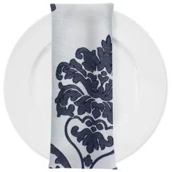 Madison Jacquard (Reversible) Table Napkin in Navy