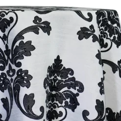 Madison Jacquard (Reversible) Table Linen in Black