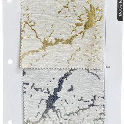 Marble Jacquard Table Runner in Gold