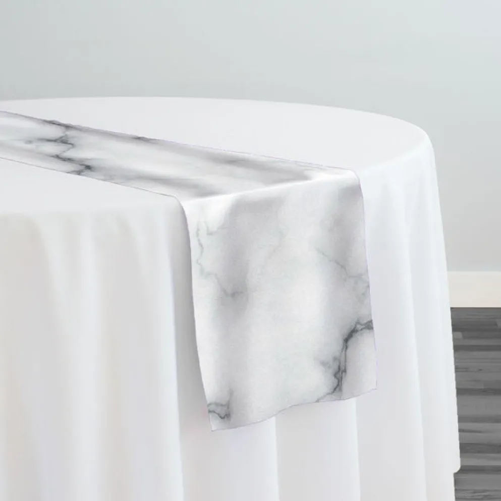 Marble (Poly Print) Table Runner